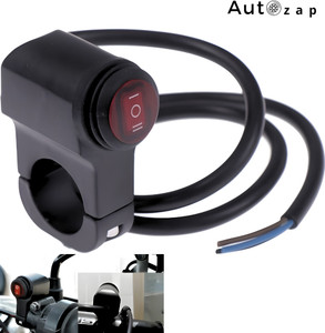 Autozap Motorcycle handlebar on off Switch Black 10 A Two Way ...