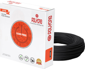Polycab Pvc Box Polycab PVC 4 sq/mm Black 45 m Wire Price in India - Buy Polycab PVC 4 ...