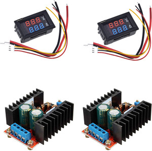 shockley DC VoltAmp 100V and 150W Boost converter (2 VoltAmp Meter + 2 ...