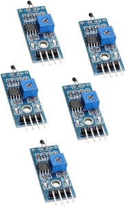 INVENTO 5Pcs NTC Thermistor Temperature Sensor Module 4 Pin LM393 5V ...