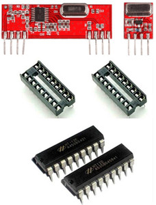 433mhx Rx Module Technical hut RF Tx Rx 433 Mhz Module with pair of Ht12E and Ht12D IC ...