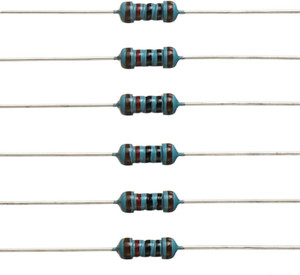 YOKIVE 200 Stück Kohleschichtwiderstand 1/4W 1K Ohm – 5% Toleranz, Mit Farbcode, Für Elektronikprojekte, Reparaturen & LED-Schaltungen