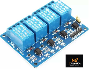 NIHAKA 4 Channel 5v Relay Module Control for Arduino Blue Micro ...