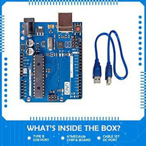 Prowans Microcontroller Arduino UNO Board R3 ATmega328P with USB ...