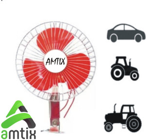 AMTIX DC Fan 6 Inch 12V Automotive Fan For Car/Truck/Auto rickshaw Car ...
