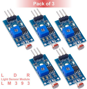 Scienticy LM393 Optical Photosensitive Digital LDR Sensor Module 3 Pin ...