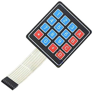 ERHIndia 4 X 4 Matrix Keypad 8 Pin Connector Electronic Components ...