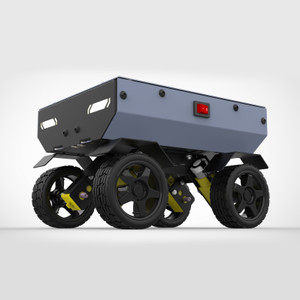 AM ROBOTICS ROVER 4WD BO SERIES 3 METAL CHASSIS DIY ROBO KIT MATT BLACK ...
