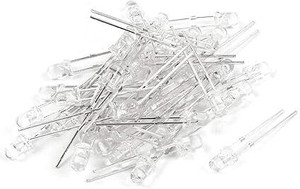 100 Pack LEDs 100 Pcs 5mm Blue Round LEDs – Super Bright, 5K MCD, Water Clear (High Power) Individual LEDS - Foto 5