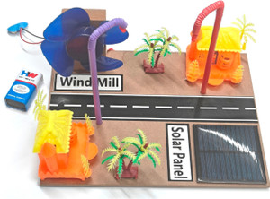 ERHIndia Wind Turbine Solar Panel Project Science Working for School ...