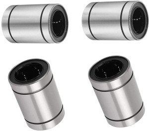 4 Pcs LM30LUU Linear Ball Bearings - 30mm Bore, 45mm OD, 123mm Length, Double Rubber Seal For CNC & 3D Printers