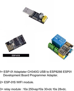electrolight Esp8266-01s, 5v Wifi Relay Module Switch For Phone App ...