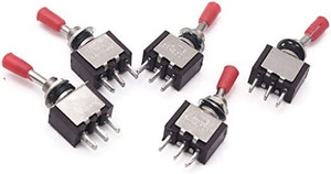 AUTO BOTIX Toggle Switch, ST, ON-OFF, 3A/250V AC, 3 PIN ON/OFF Spade ...