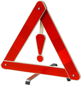 Visione Arc Reflective Warning Triangle Emergency Sign Price in India ...