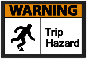 Ritwika's Warning Trip Hazard Emergency Sign Price in India - Buy ...
