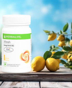 HERBALIFE Afresh Lemon Flavored Energy Mix – 50 GMS – Stay Energized ...