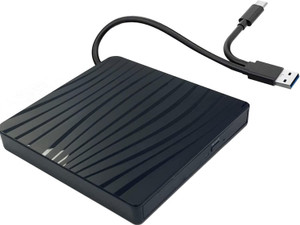 RyzCare USB 3.0 Type-C Portable Drive Slim CD/DVD Writer Reader ...