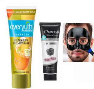 Everyuth Naturals Naturals GOLDEN GLOW PEEL-OFF MASK 50ML With Charcol ...