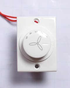 V-TEC 5 Step-Socket Modular Type Button Fan Regulator Screw Base for ...