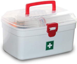 VSELL Plastic ABC First Aid box Home Office Multiatesan First Aid Kit ...