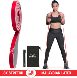 SLOVIC Fabric Resistance Bands Set – 5 Anti-Slip Loop Bands (10-25 Lbs) With 30+ Workout Guide, For Glutes, Legs & Home/Gym Training - View #13