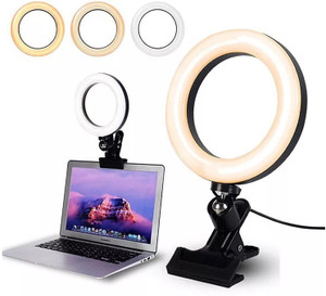 IMAGINEA 6” LED Video Conference Ring Light Kit Led Ring Lights Clip on ...