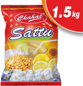 Chahat Sattu Powder (500 gm, Pack of 3) Roasted Gram Flour with Jeera ...