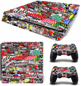 Ps4 Controller Sticker Kit A1GRAPHIX Theme 3M Skin Sticker Cover for PS4 Slim Console and ...