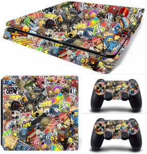 Ps4 Controller Sticker Kit A1GRAPHIX Theme 3M Skin Sticker Cover for PS4 Slim Console and ...
