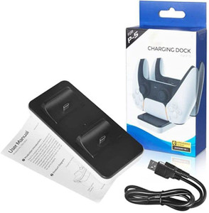 DKD USB Dual Charging Station Dock For PS5 Wireless Controller Gaming ...