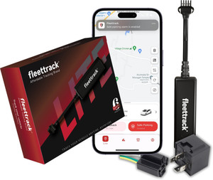 fleettrack Wired Tracker with Remote Engine Lock for Car, Bike, Truck ...