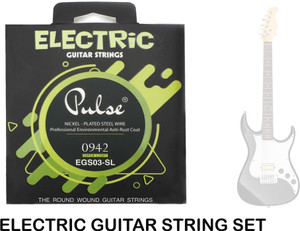 beatbox Electric PULSE ELECTRIC STRING SET EGS03 SL MGA44 Guitar String ...