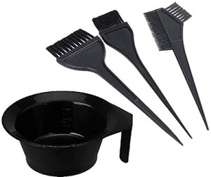 Haarfärbe-Set – 3 Bürsten & 1 Schüssel, Salonqualität, Ideal Für Coloration & Haarbehandlung