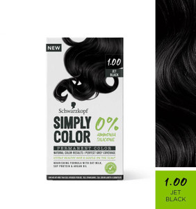 Schwarzkopf Simply Color Permanent Hair Colour , Natural black - Price ...