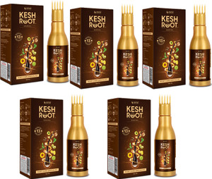 KESH ROOT Hair Oil For Hair Growth (Pack Of 5 * 100 ml) Hair Oil ...