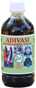 Huile Capillaire Ayurvédique Adivasi Bhringraj 100 Ml - Naturelle, Croissance & Réparation