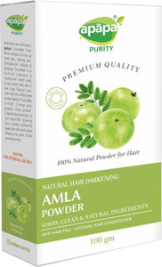 APAPA Hair Darkening Amla Powder | Vitamin C Rich - Antioxidants ...