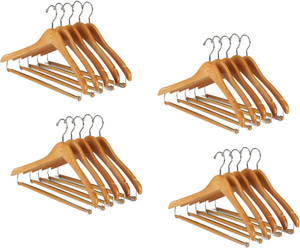 Rollyware ROLLYWARE Wooden Coat Pack of 20 Hangers For Coat Price in India - Buy ...