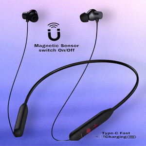 AIZINA Pro Neckband 48H Playtime*, ENC, Magnetic On/Off, Fast Charging ...