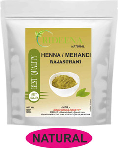 Rideena 100% Organic Henna/Mehandi Powder for hair colour and Hair ...