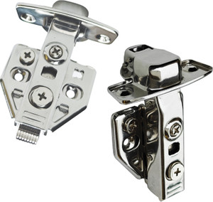 ATOM European Style 3D Adjustable Hinges 8 degree Half Overlay Soft ...