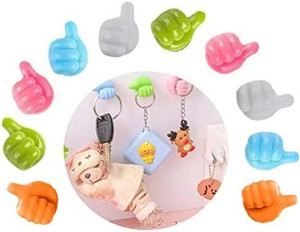 BOLDIN Thumb Multi Functional Hand Shape Wall Clip Hanger Keys Cable ...