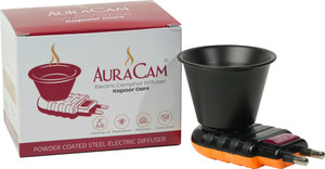 AuraCam Metal Electric Kapoor Dani Stand | Camphor Burner | Electric ...