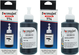 Formujet IE M200/774 Pigment & Waterproof Black Ink (Set of 2 X 140g ...
