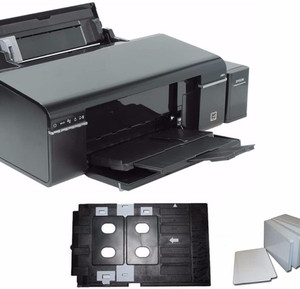 PRINTER PARTNER PVC ID Card Tray+Original Stacker Combo for EpsonL800 ...
