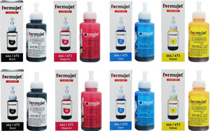 Formujet IE L200 / 664 Ink Compatible to T664 Ink Bottle ( CMY Bk C ...