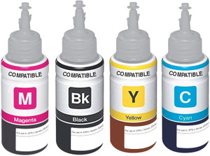 canoff Epson T664 Ink For L130,L380,L220,L360,L455 Printers - (C/M/Y/Bk ...