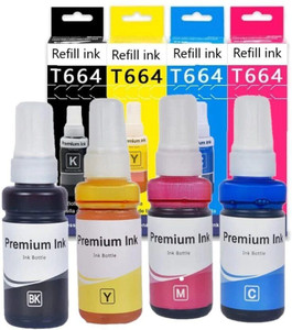 R C Print 664 Refill Ink for L130,L360,L380,L361,L565,L210,L220,L310 ...