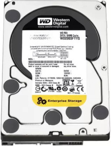Western Digital RE4 500GB Enterprise SATA HDD – WD5003ABYX, 7200RPM, 64MB Cache, 0 Hours