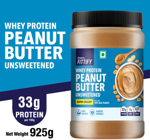 Saffola Fittify Whey Protein Peanut Butter Unsweetended Super Creamy ...